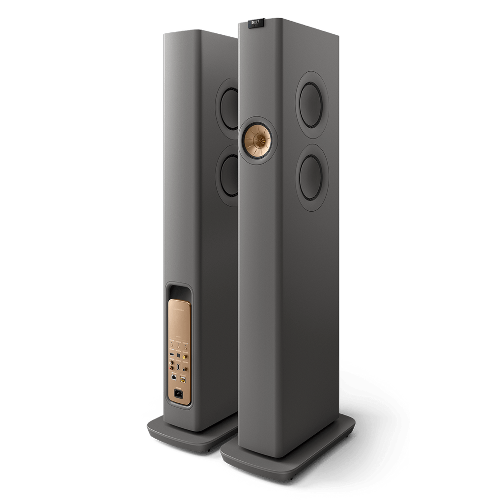 Kef LS60 Wireless Tower Speaker Titanium LS60WTI, Pair