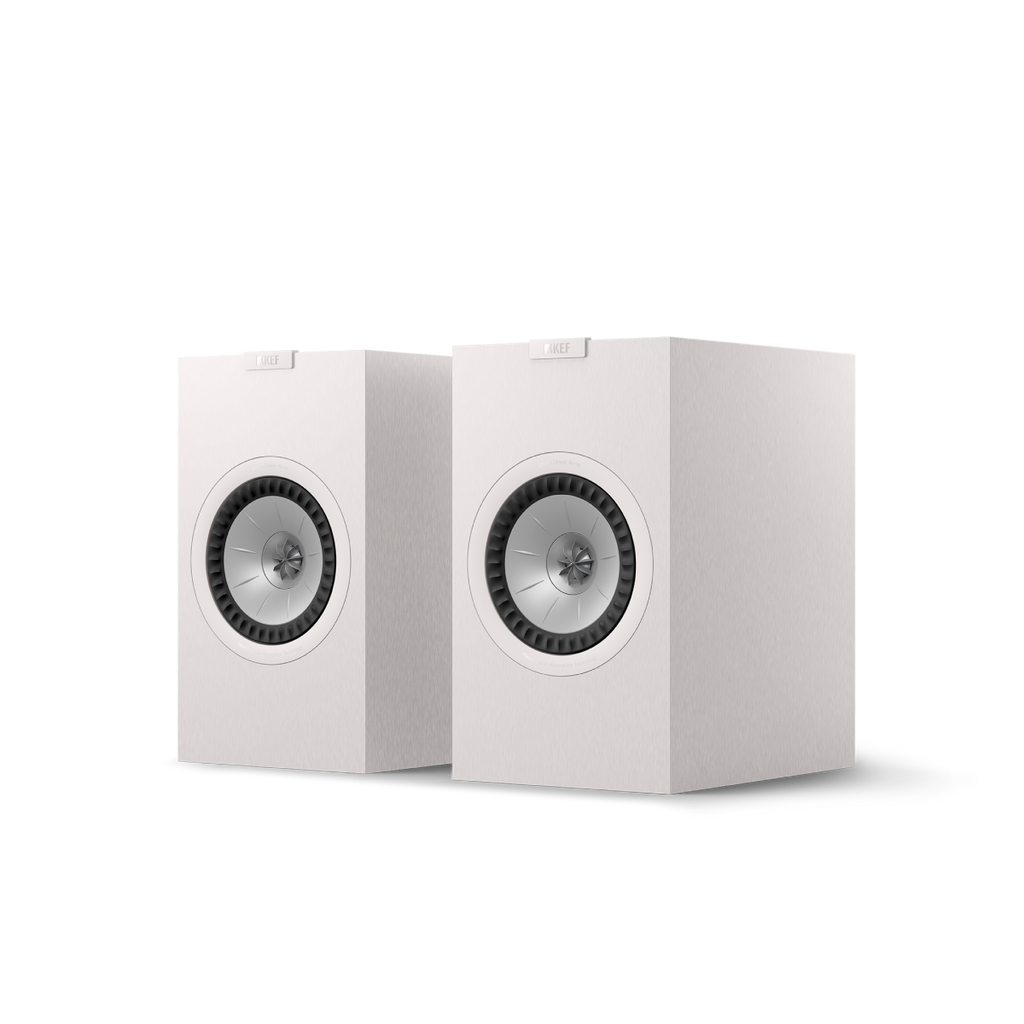 Kef Q3MWH  Meta White Bookshelf w/Grille  - Pair
