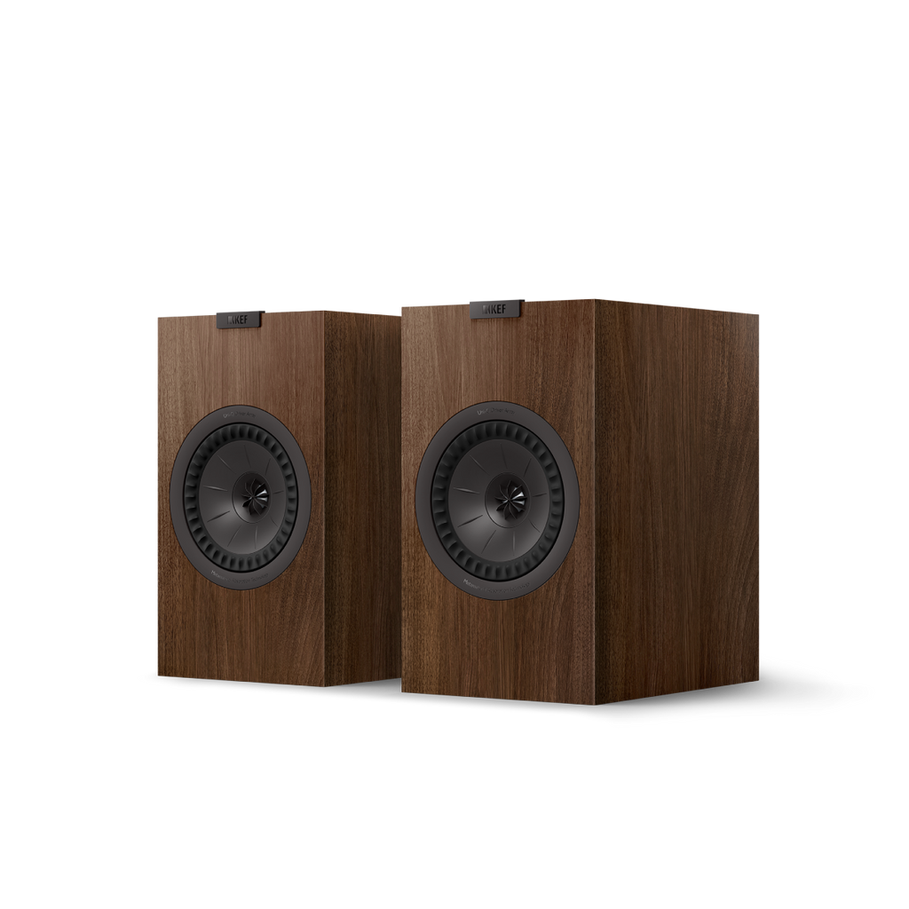 Kef Q3 Meta Bookshelf w/Grille Speaker Walnut Q3MWA, Pair