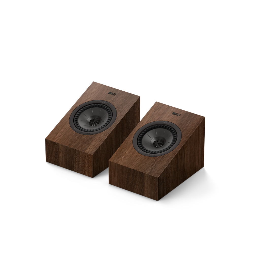 Kef Q8 Meta Dolby Atmos Surround Speaker w/Grille Walnut Q8MWA, Pair