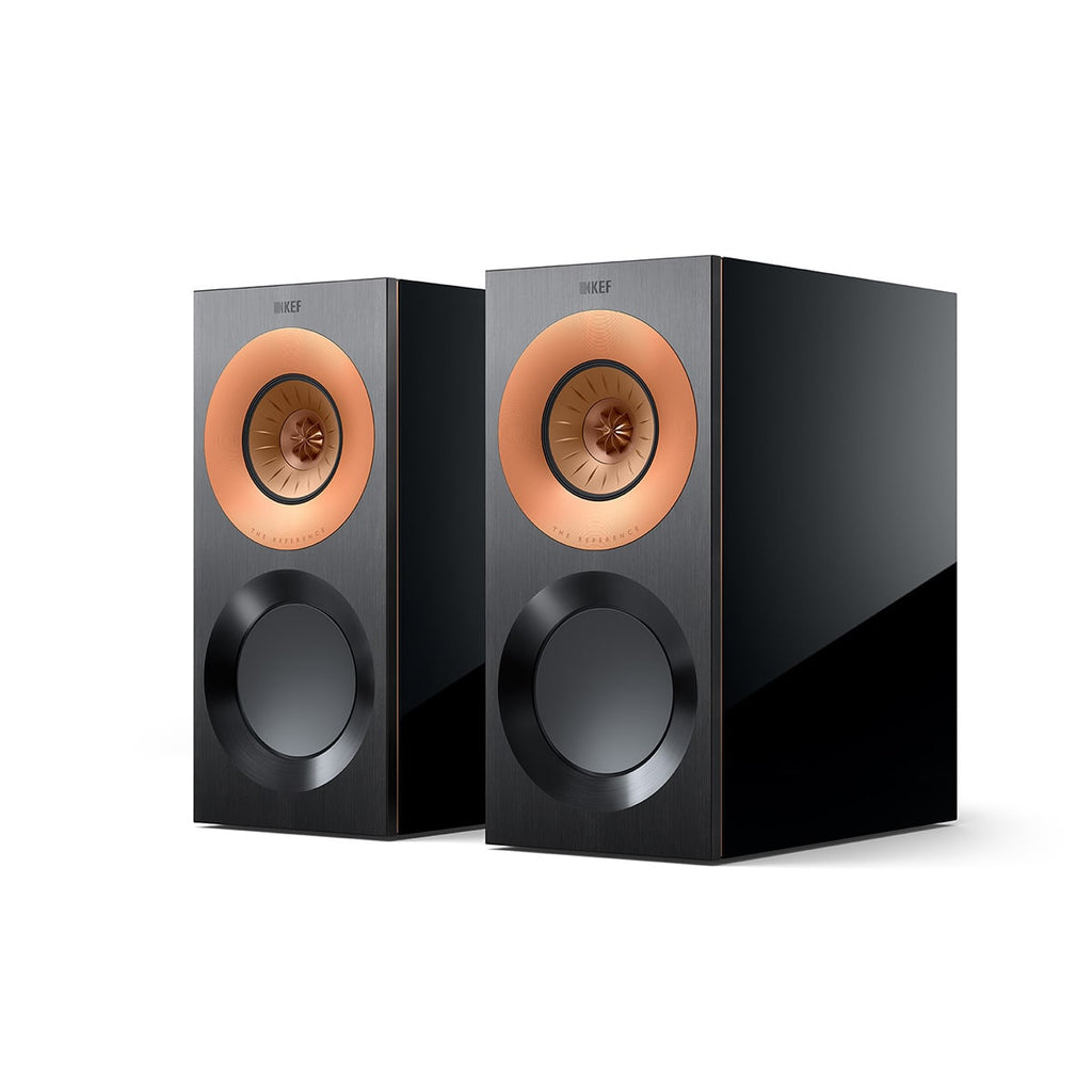 Kef REF1MBL/CU Reference 1 Meta Bookshelf Loudspeaker Black/Copper, Each