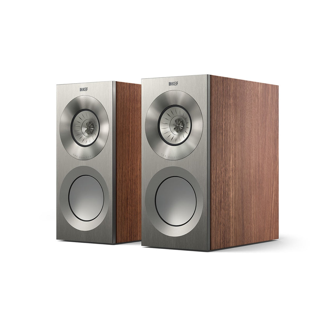 Kef Reference 1 Meta Bookshelf Loudspeaker Walnut/Silver REF1MWA/SL, Each