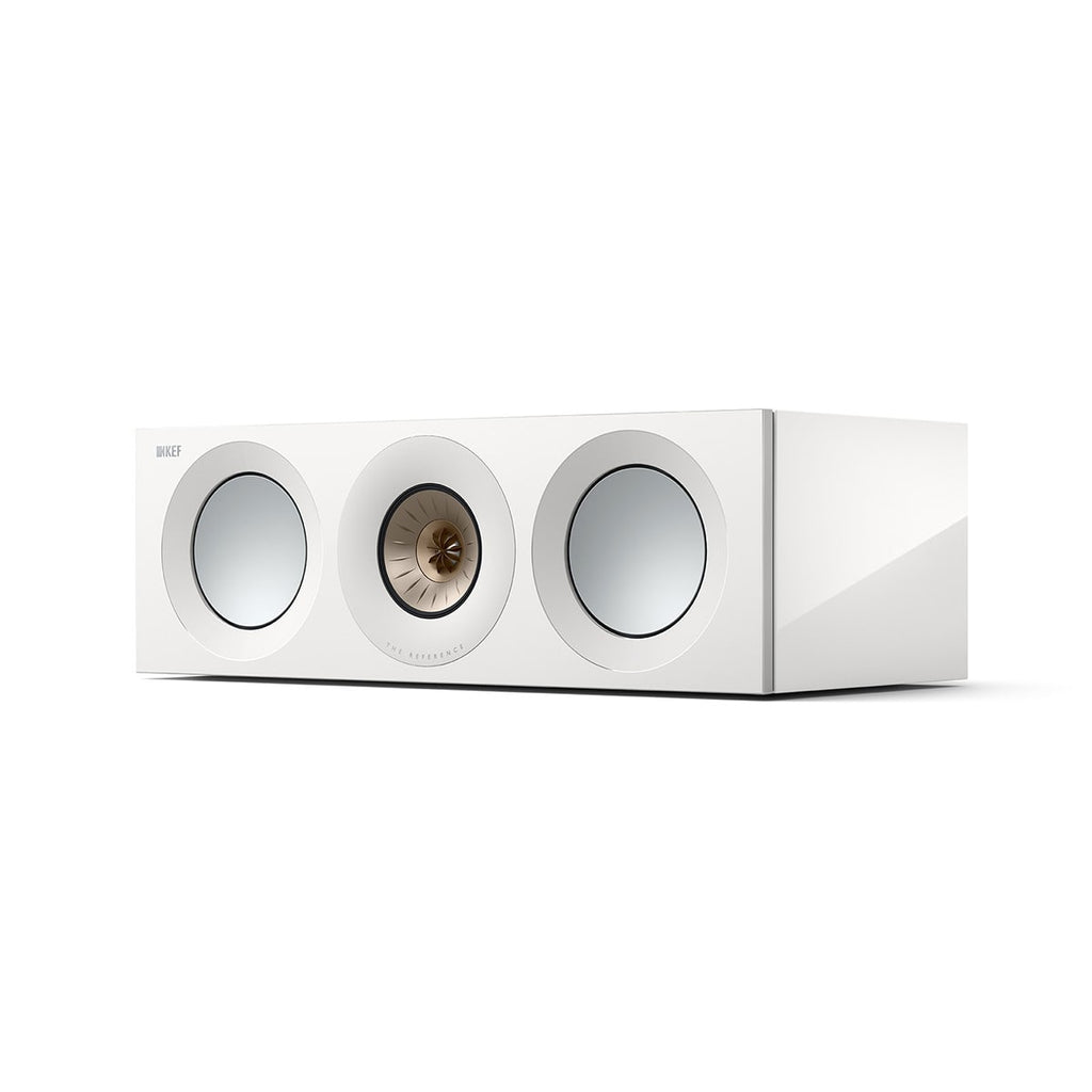Kef REF2MWH/CP Reference 2 LCR & Center Channel Speaker White/Champagne, Each