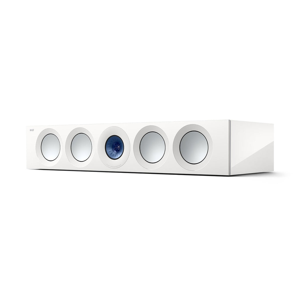 Kef REF4MWH/BU Reference 4 LCR & Center Channel Speaker High Gloss White, Each