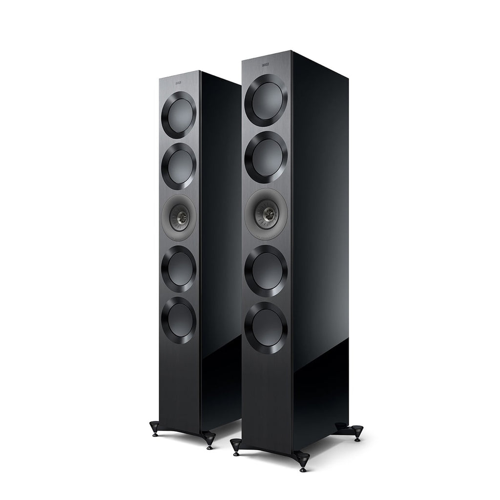 Kef Reference 5 META Floorstanding Loudspeaker Black/Grey REF5MBL/GY, Each