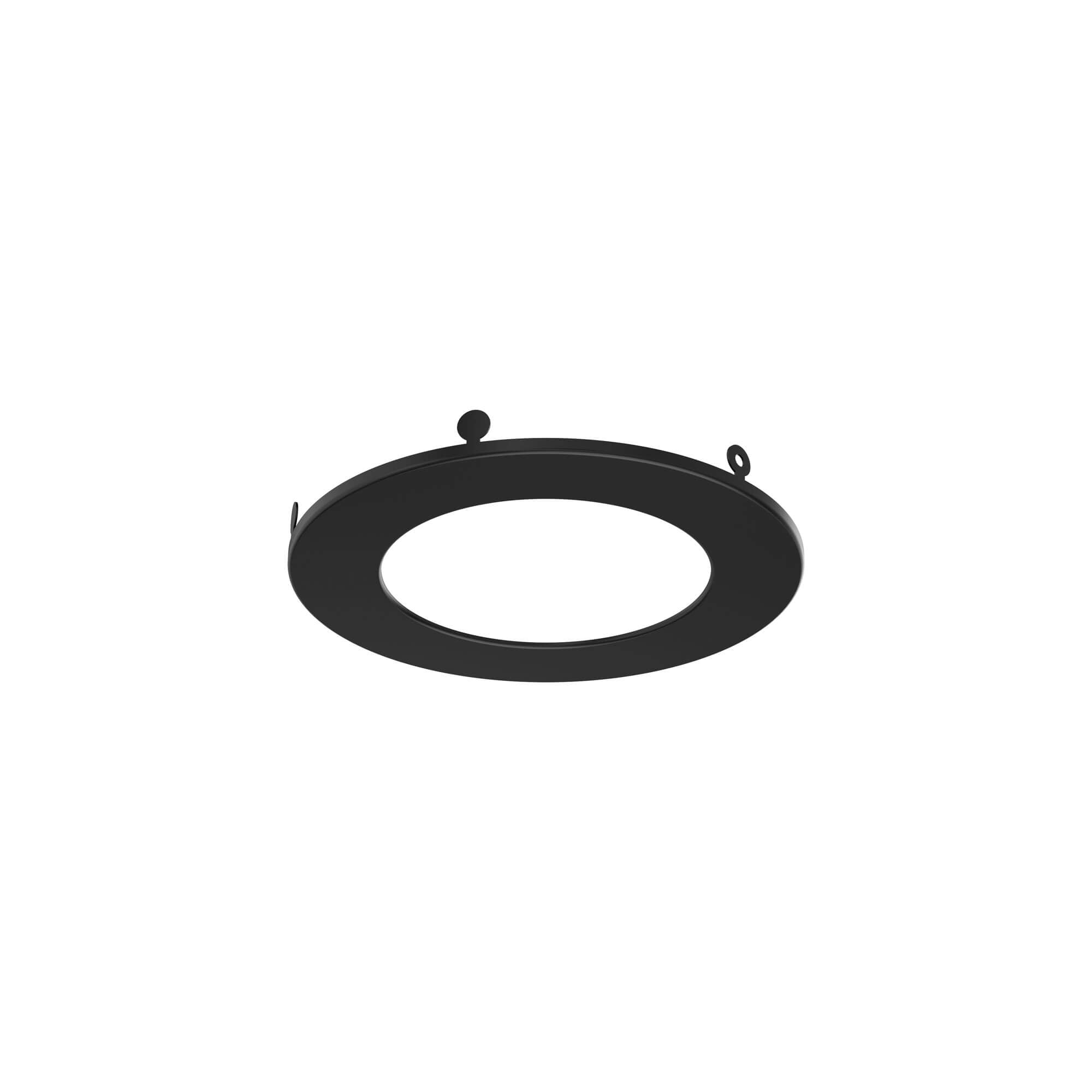 DALS REC-TRIM4-BK 4in Trim Round, Black