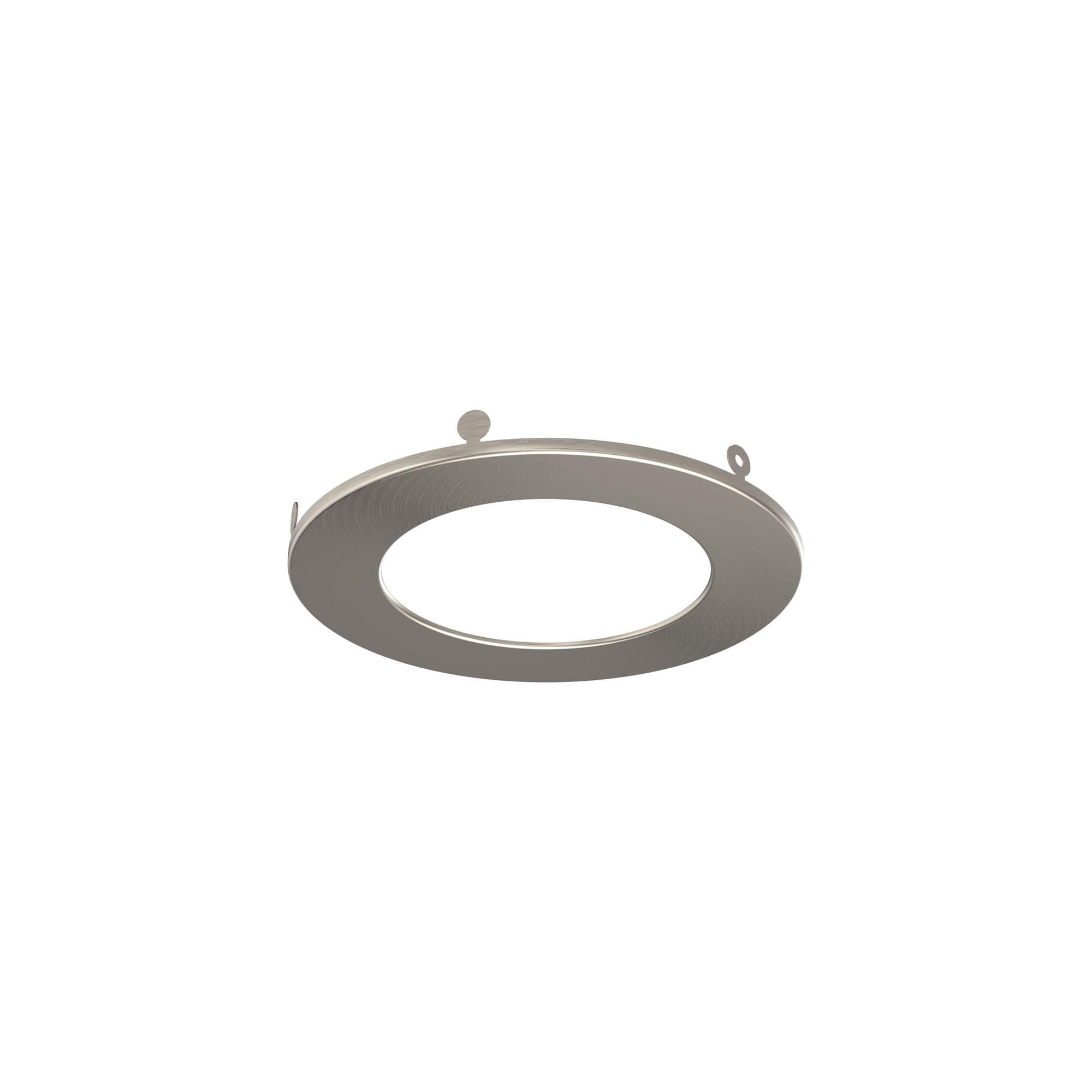 DALS REC-TRIM4-SN 4in Trim Round, Satin Nickel