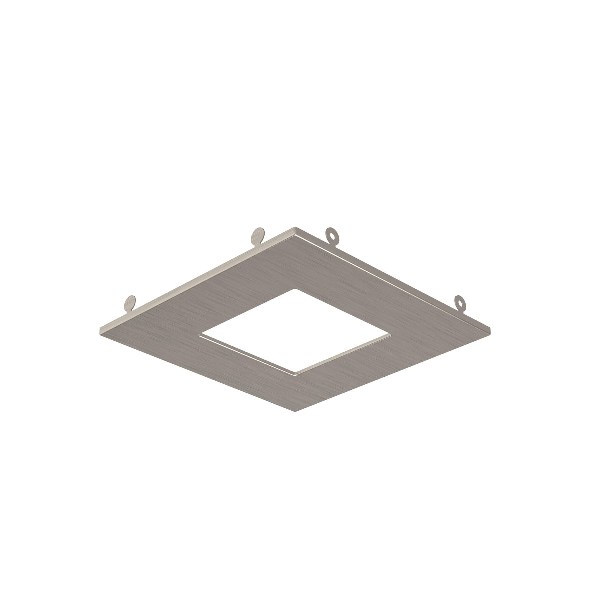 DALS REC-TRIM4SQ-SN 4in Trim Square, Satin Nickel