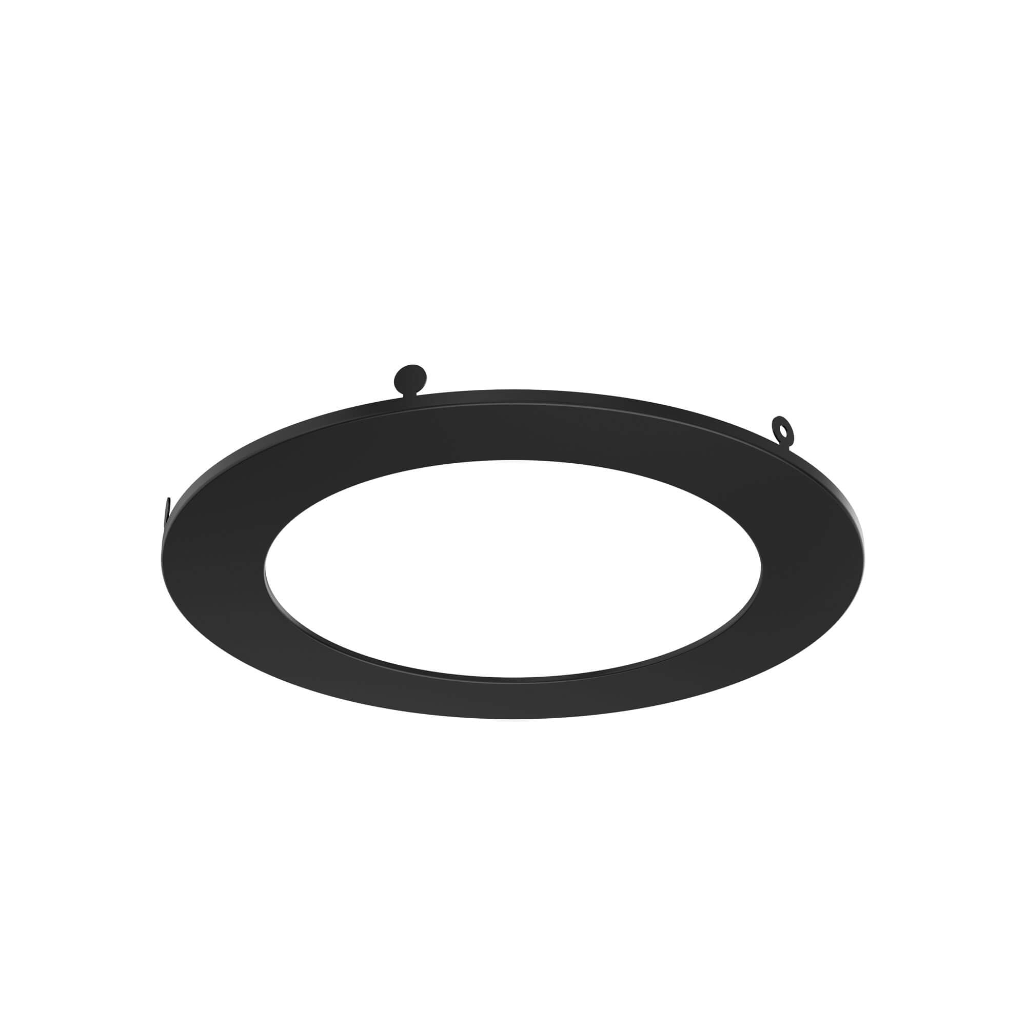 DALS REC-TRIM6-BK 6in Trim Round, Black