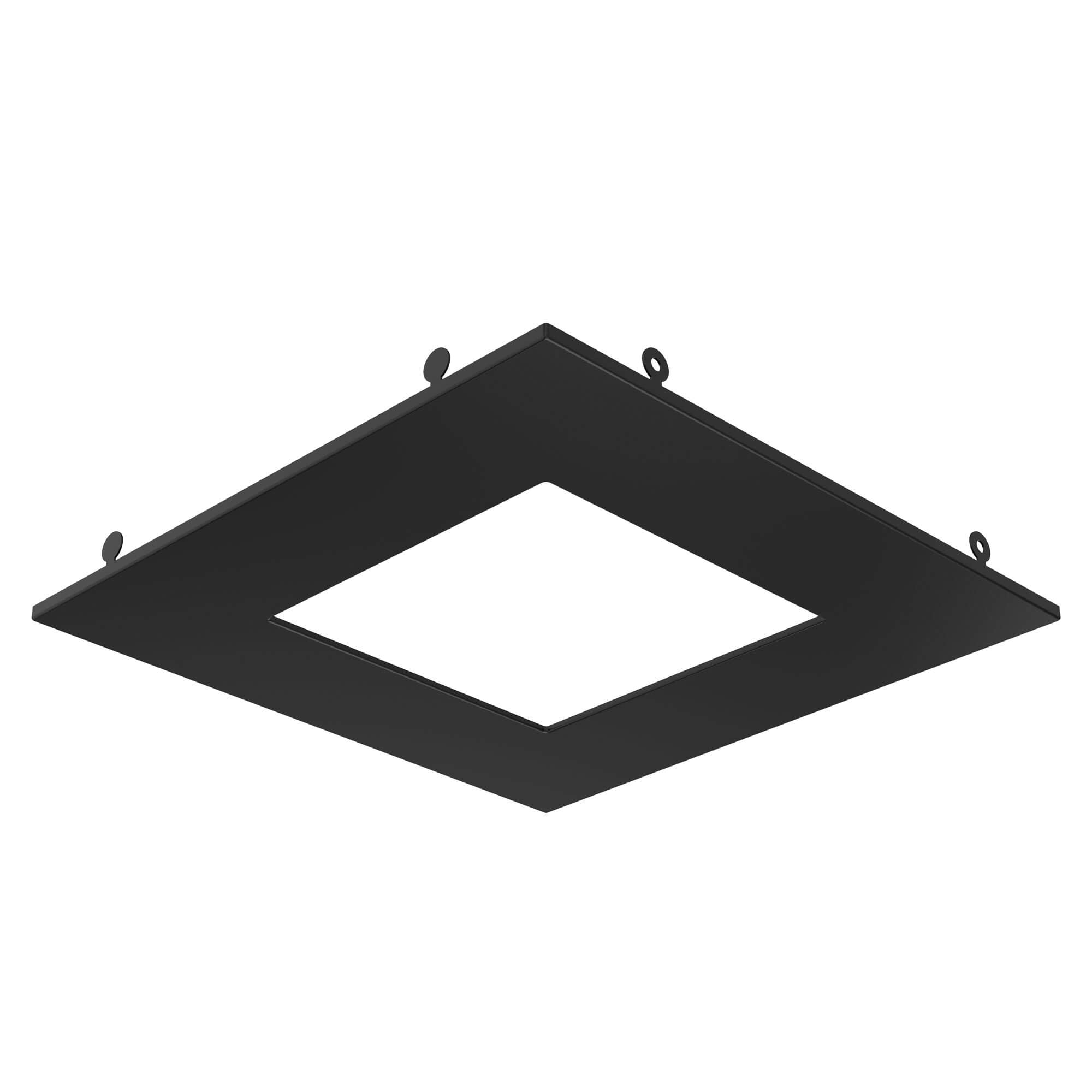 DALS REC-TRIM6SQ-BK 6in Trim Square, Satin Nickel