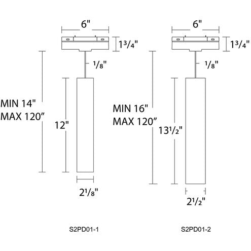 WAC Lighting Ventrix 1 Light 48 Black Track Fixtures Ceiling Light