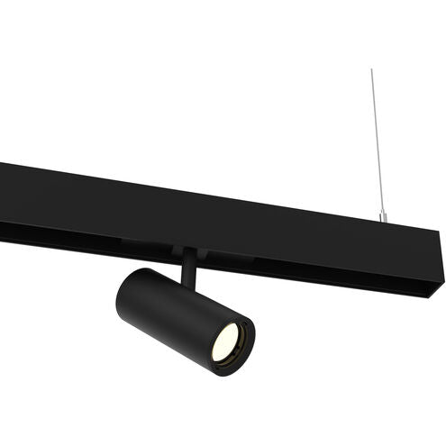 WAC Lighting Ventrix 1 Light 48 Black Track Fixtures Ceiling Light