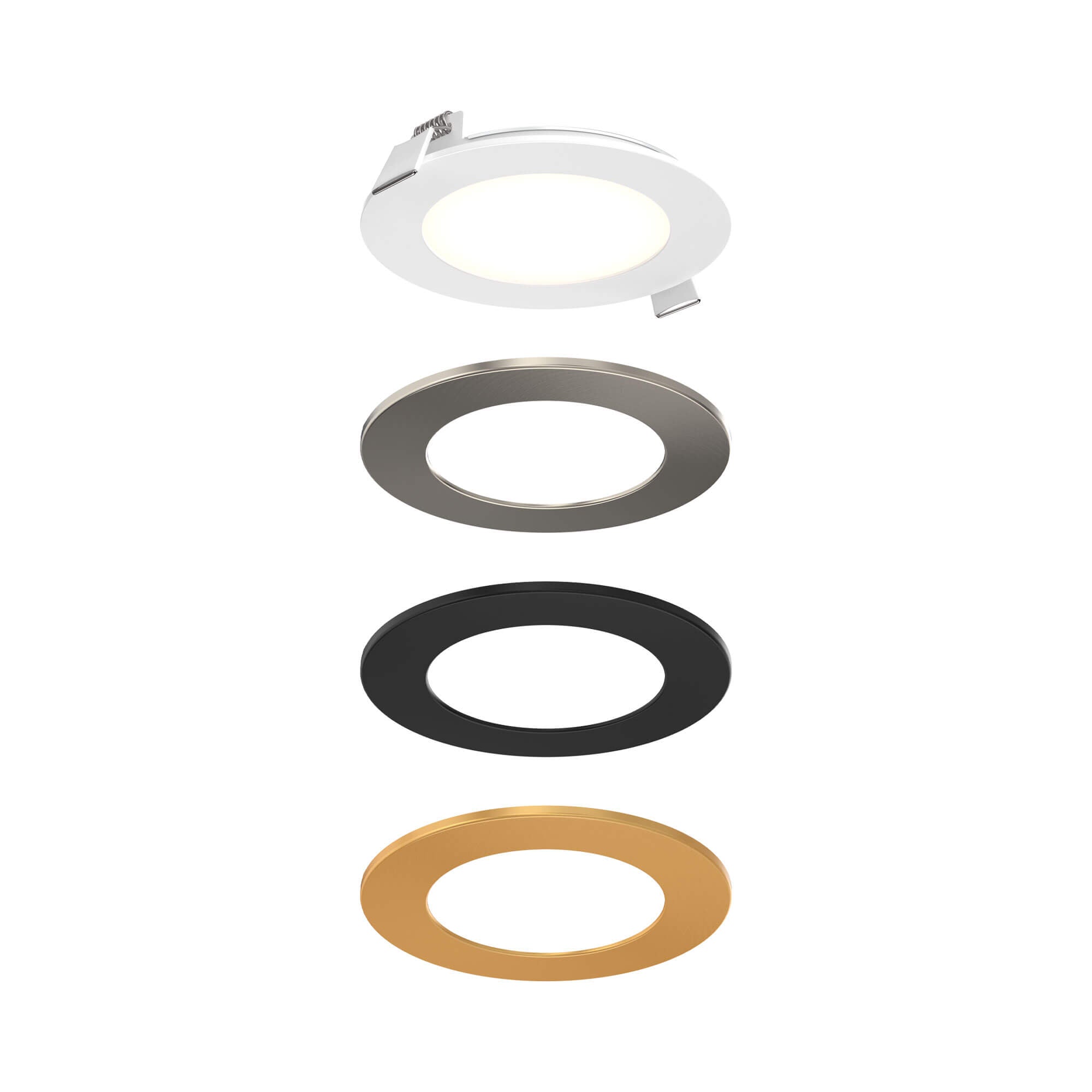 DALS 4″ Recessed panel light with included trims SPN4-CC-3T