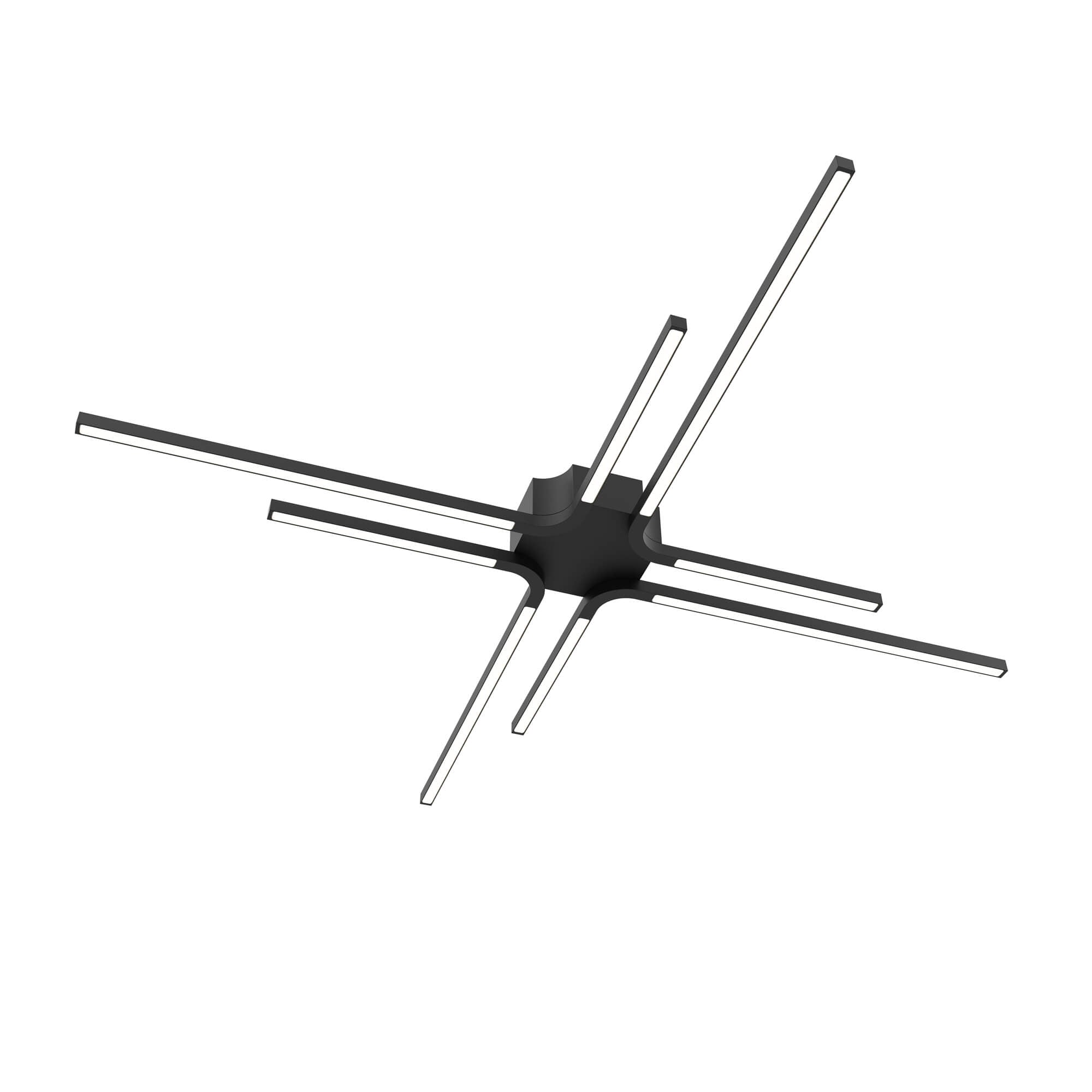 DALS 32″ 120V - 277V Star LED flush mount  STRFM-3K-BK