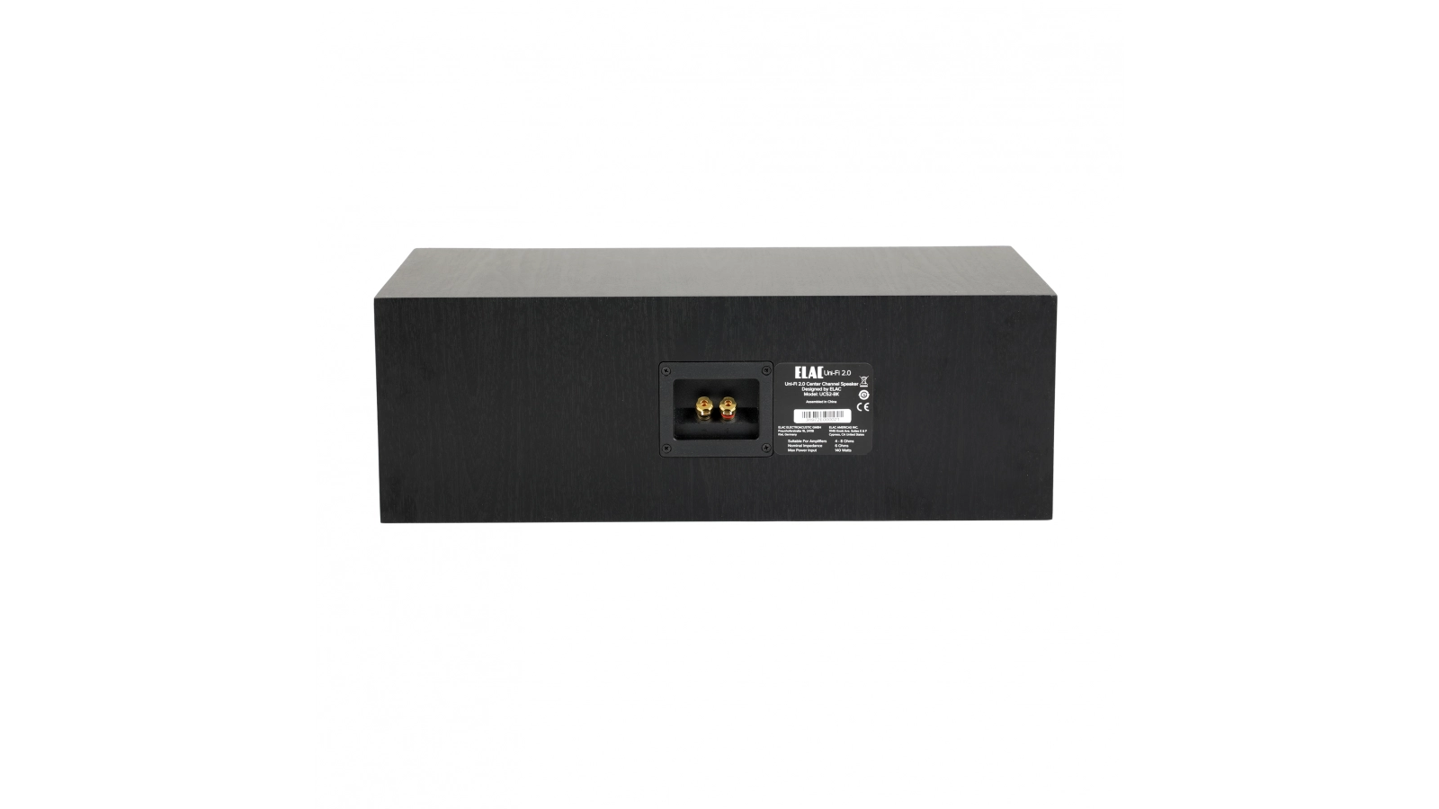 Elac 5.25" Uni-Fi 2.0 Center Speaker - Black, Each