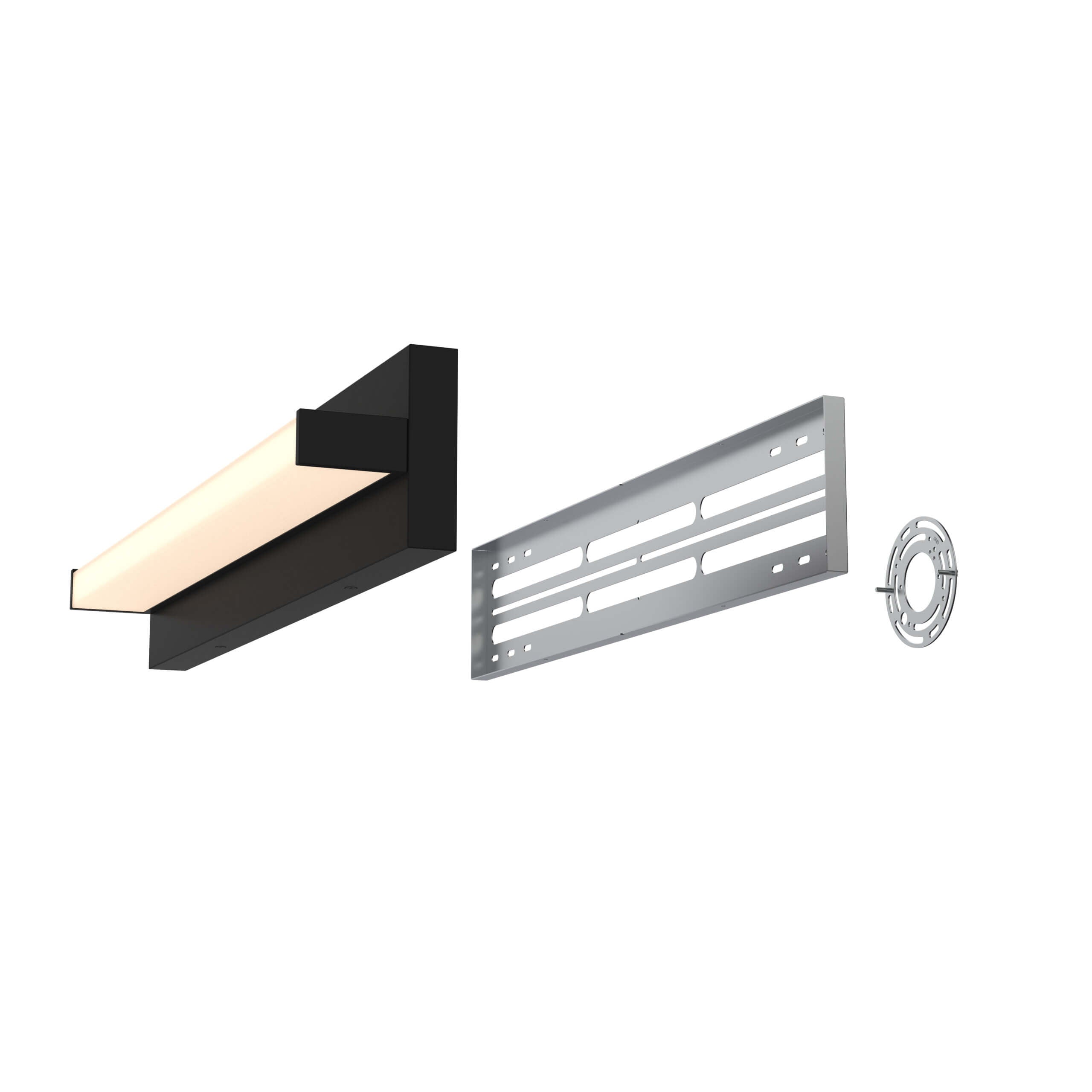 DALS 36in Vanity linear adjustable on Octo Jbox VAL36-CC-CH