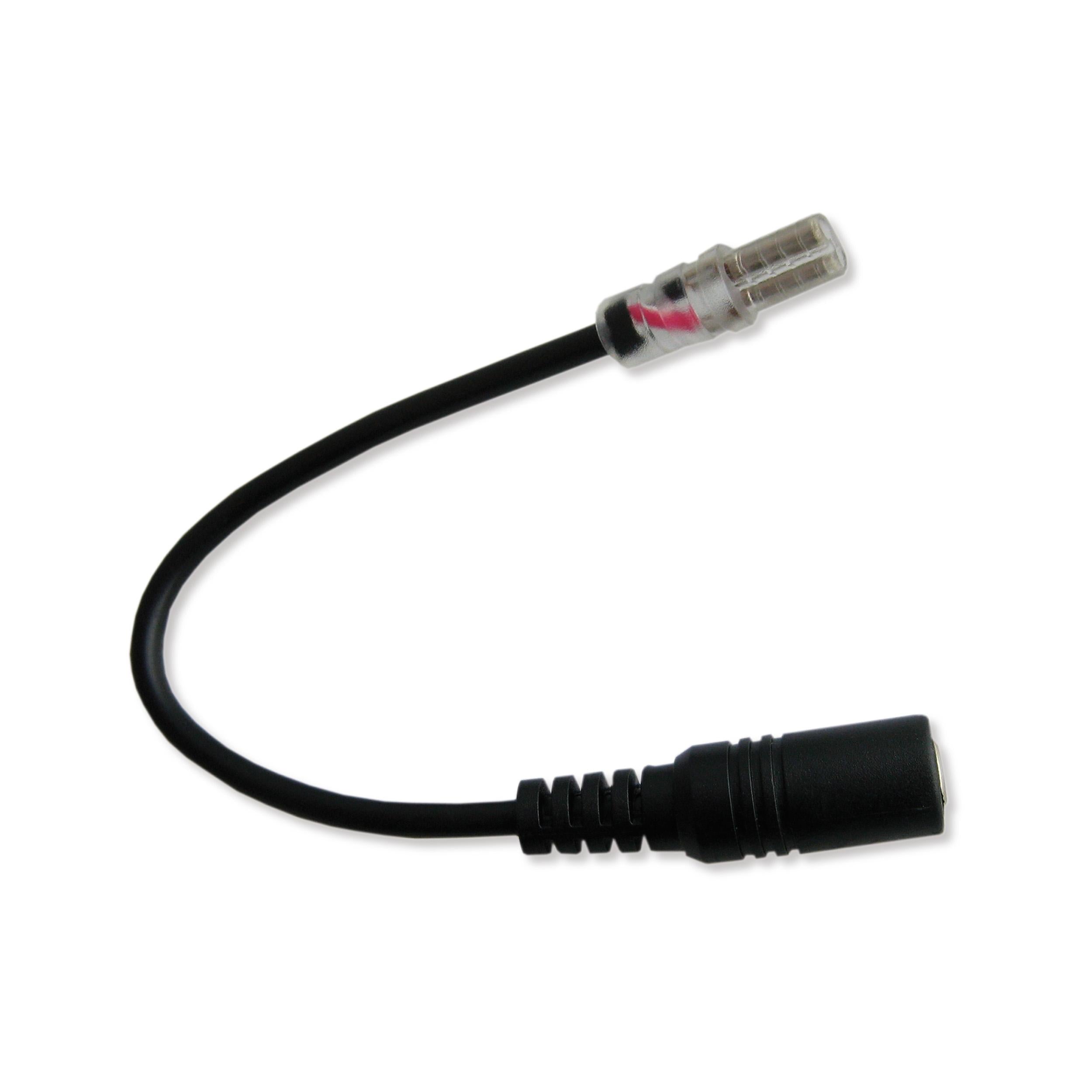 Diode Wet Location 9mm Plug to DC Adapter Connector Black