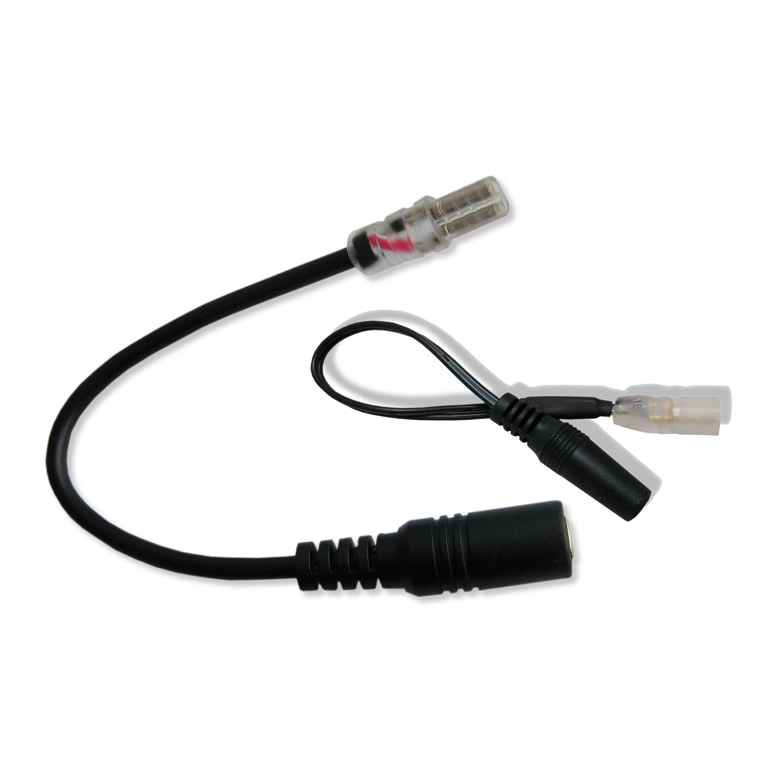 Diode Wet Location 9mm Plug to DC Adapter Connector Black