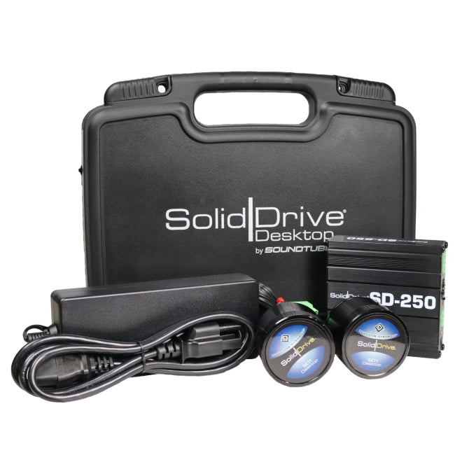 SoundTube SD-1DESKTOP-250-PAIR SolidDrive SD-1DESKTOP Kit with SD250 Amplifier and Two Transducers for Any Surface
