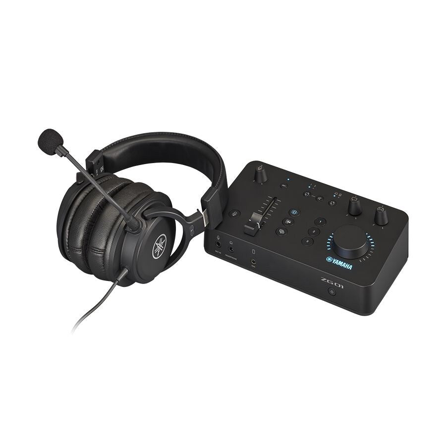 Yamaha ZG01-PACKBL Gaming Mixer & Headset Pack