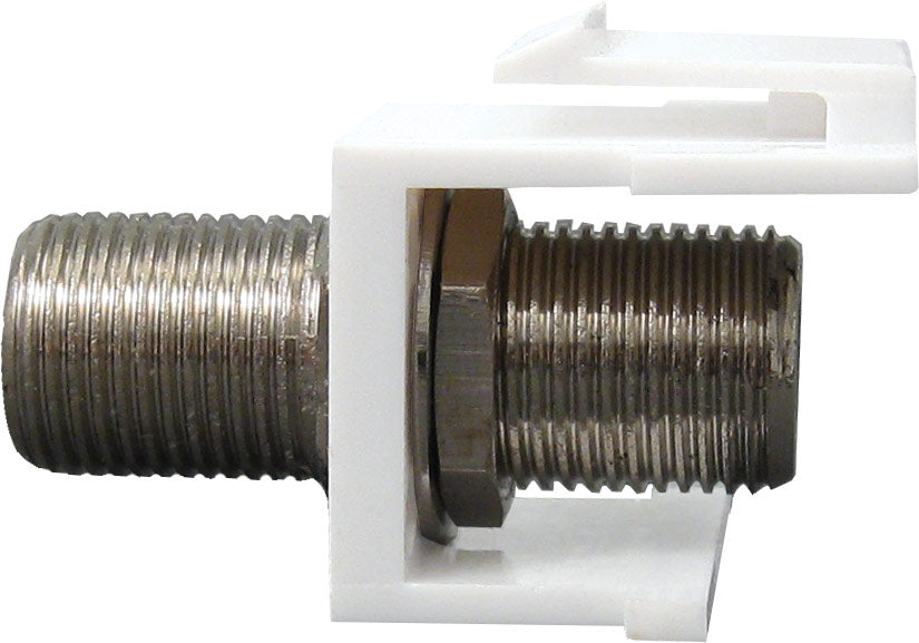 Vertical Cable F-type Coax Keystone Insert