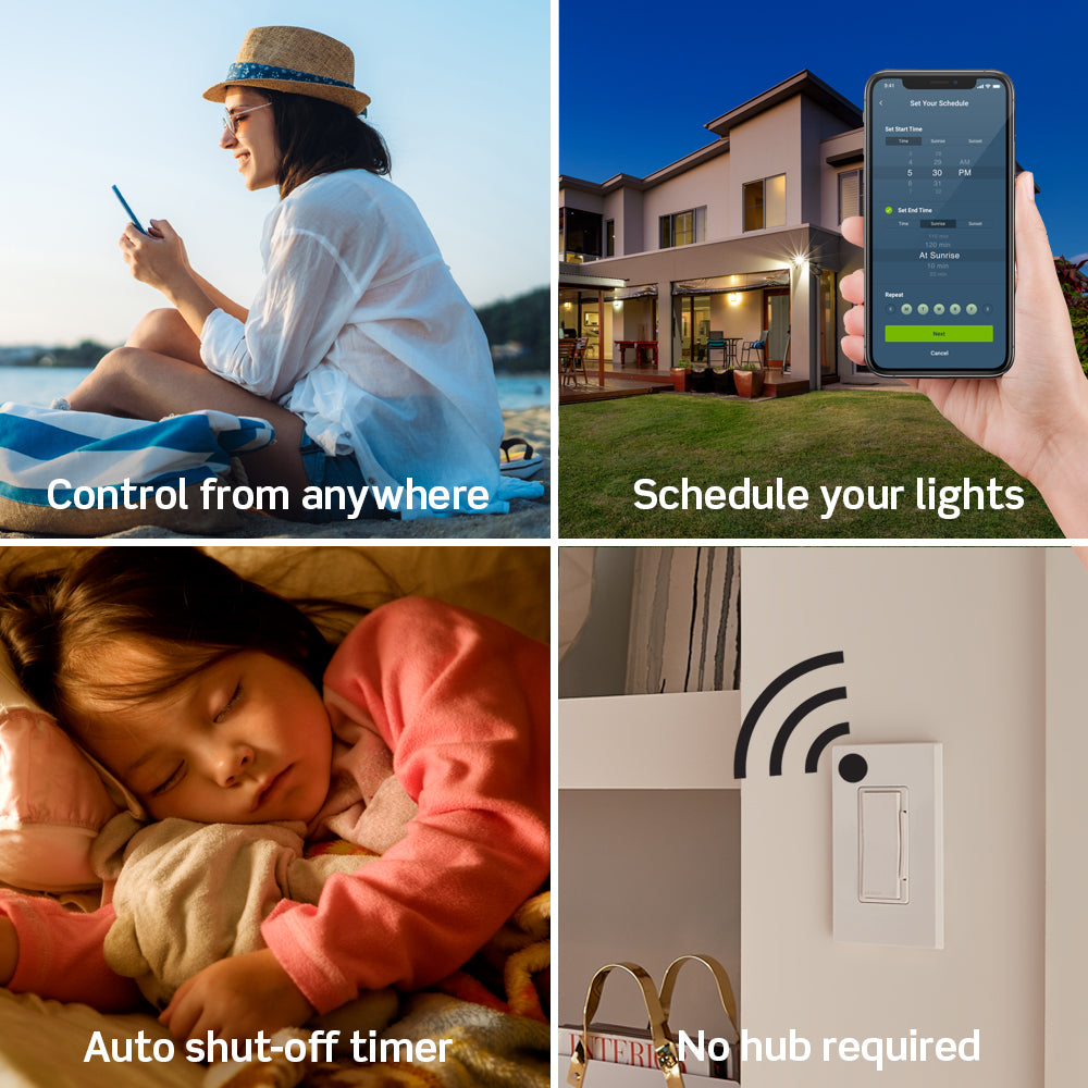 Leviton D215S-1BW Decora Smart Switch, Wi-Fi, Neutral Wire Required