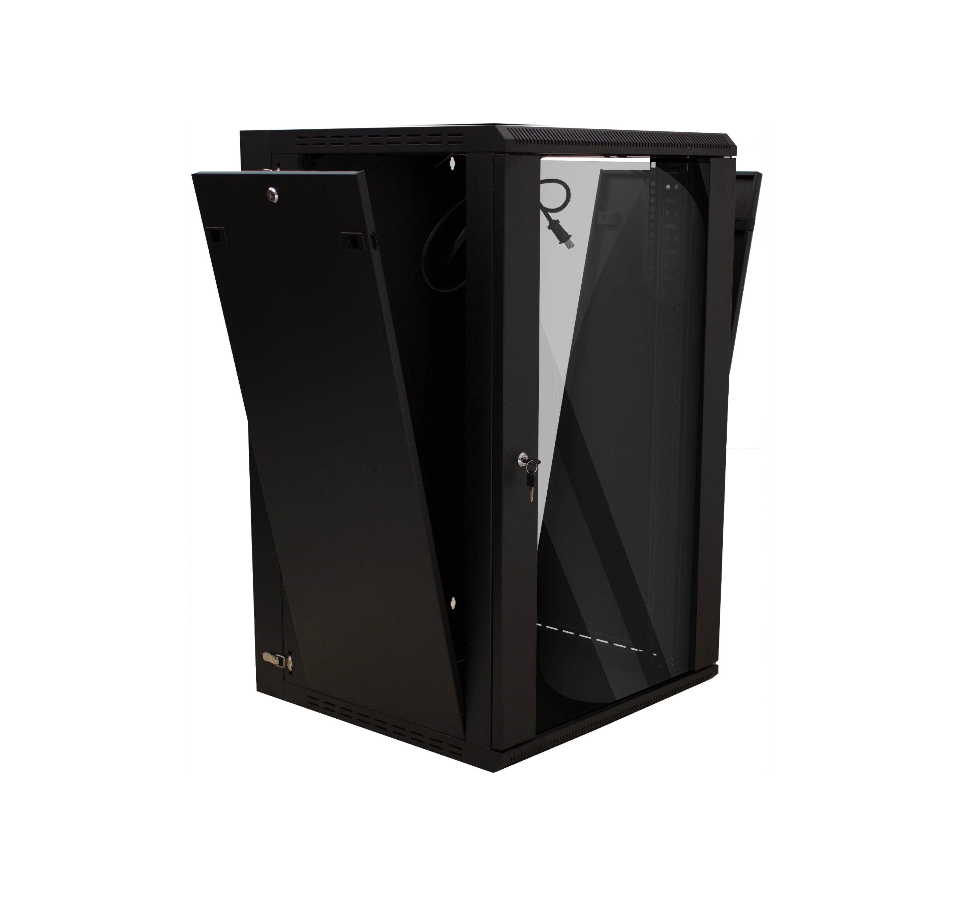 Vertical Cable 047-WHS-2060 20U Wall Mount Swingout Enclosure