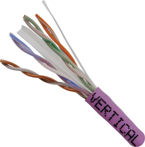 Vertical Cable Cat6 1000ft spool in box Riser Rated
