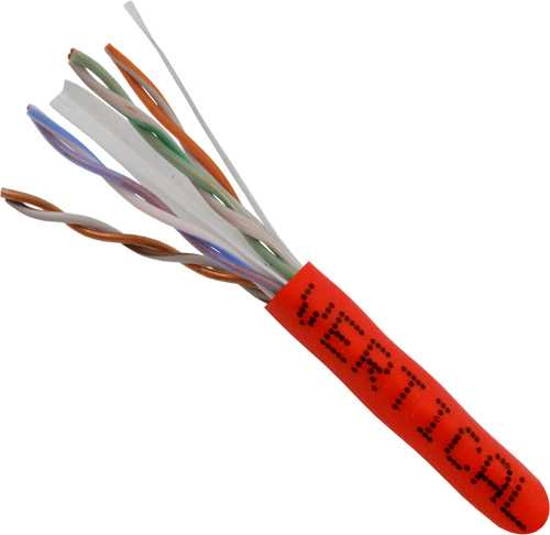 Vertical Cable Cat6 1000ft spool in box Riser Rated