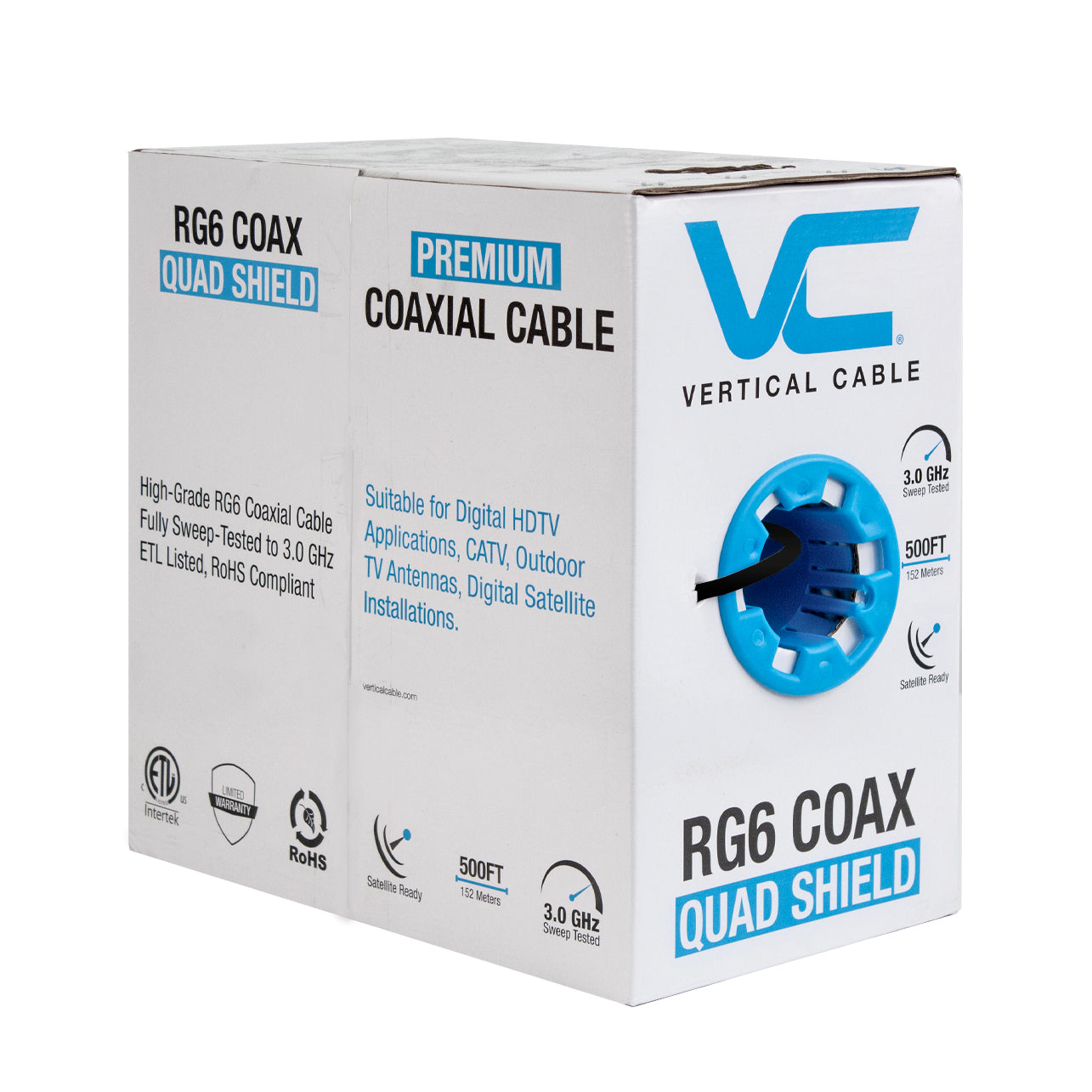 Vertical Cable Coax Bulk Wire