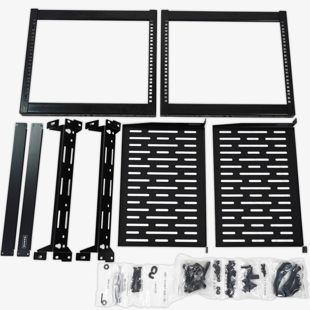 Sanus CFR1610-B110U AV Rack Stackable Open Frame Rack