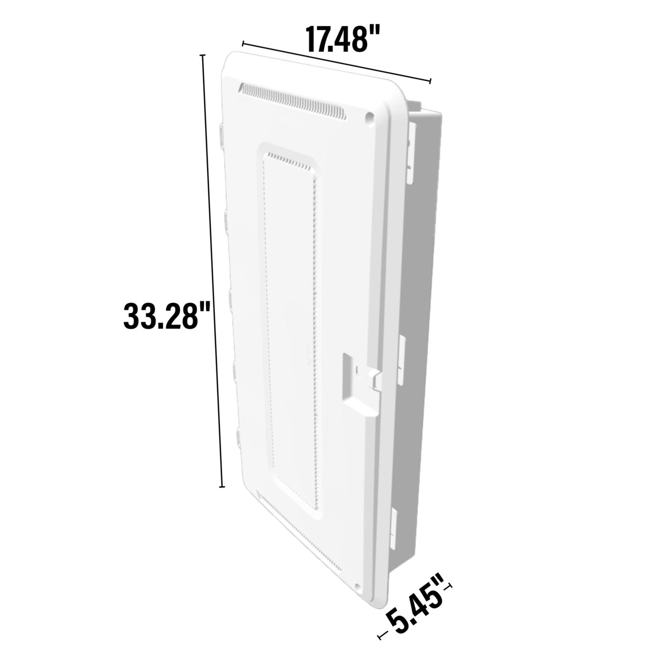 OnQ ENP3050NA 30-Inch Plastic Enclosure with Trim Ring & Hinged Door