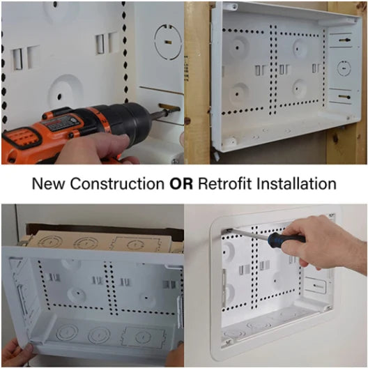 OnQ ENP0900NA 9 Inch Dual-Purpose In-Wall Enclosure