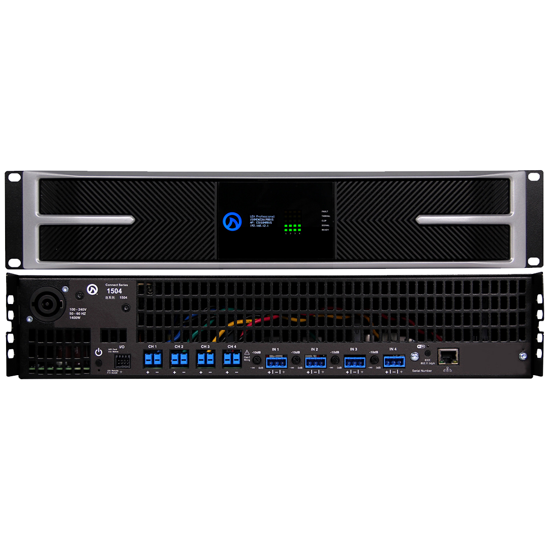 LEA CS1504 High Power Smart AMP | 4 Channels | 1500 Watts Per Channel