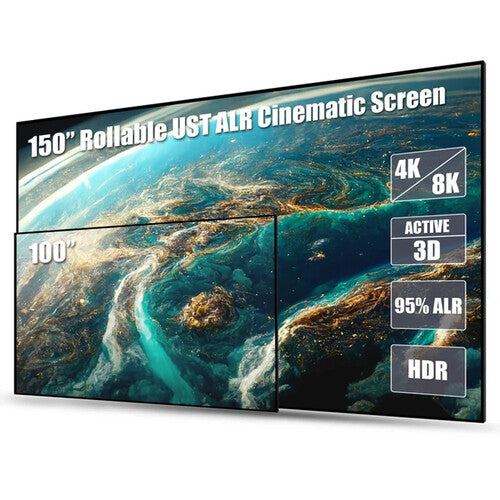 AWOL Vision ALR UST Cinematic Projector Screen 132"