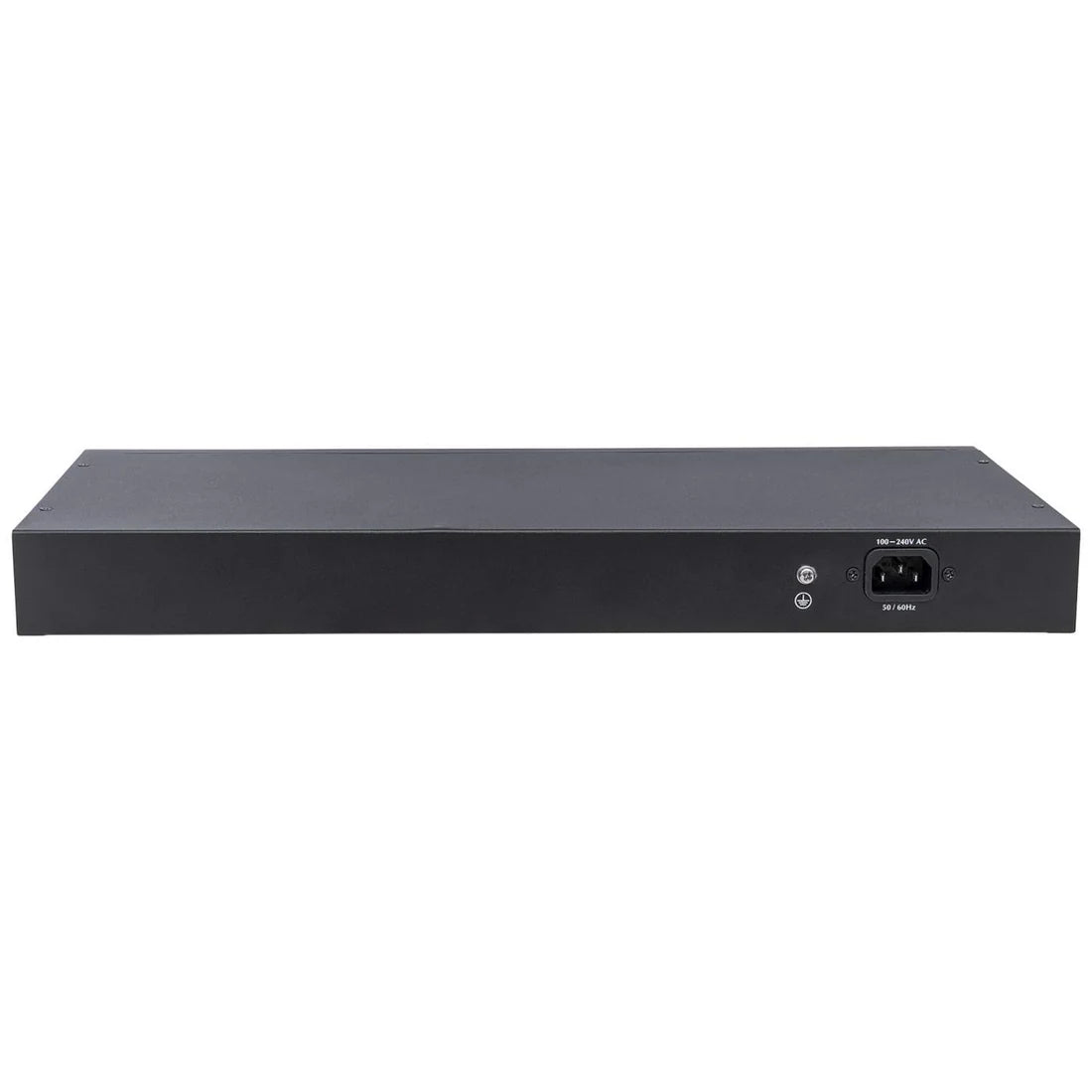 Intellinet 561242 24-Port Gigabit Ethernet PoE+ Switch with 2 SFP Ports and LCD Screen