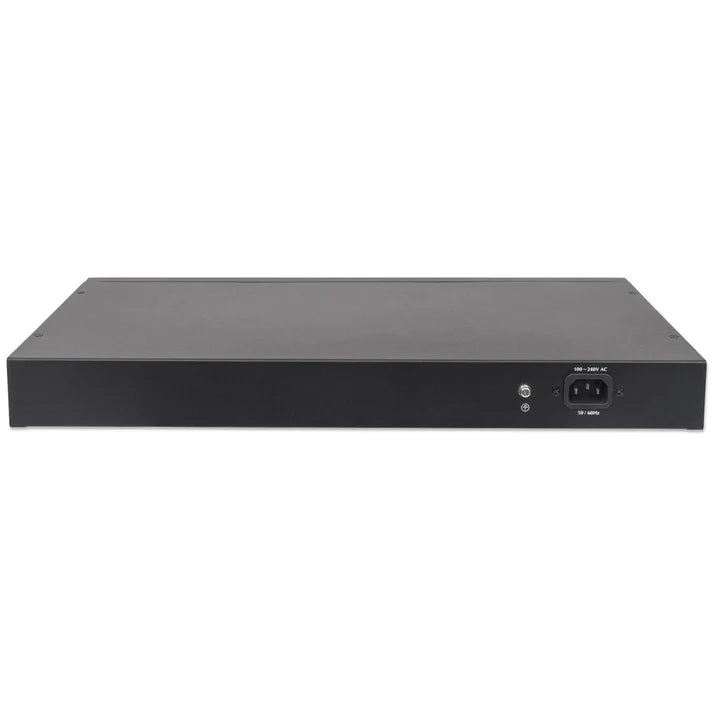 Intellinet 560559 24-Port Gigabit Ethernet PoE+ Web-Managed Switch with 2 SFP Ports