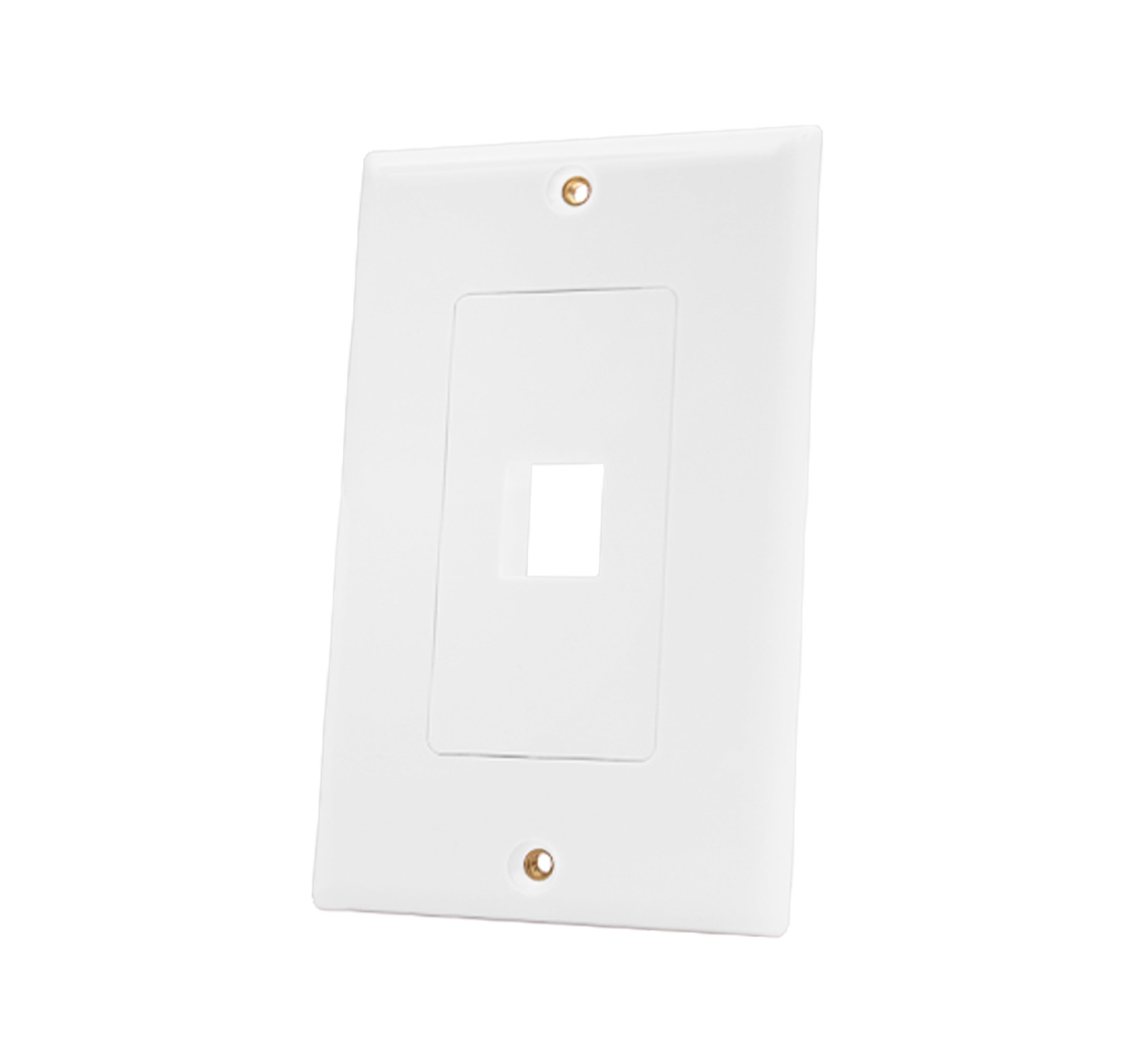 Vertical Cable Keystone Wall Plate (Decora Style) – 308 Series