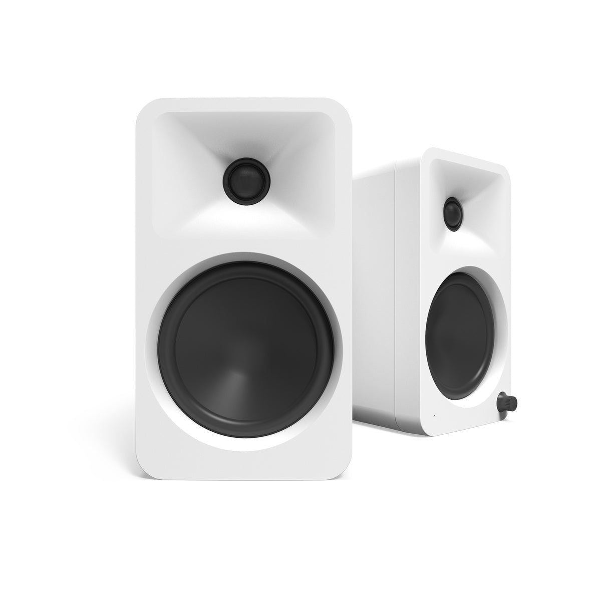 Kanto ORA4MW Powered Reference Speakers with USB-C Input and Bluetooth - White, Pair