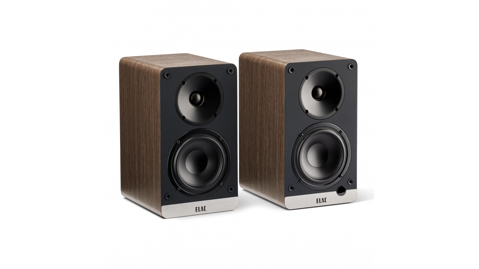 Elac 4.5" Debut ConneX Powered Monitor Speakers (Walnut)