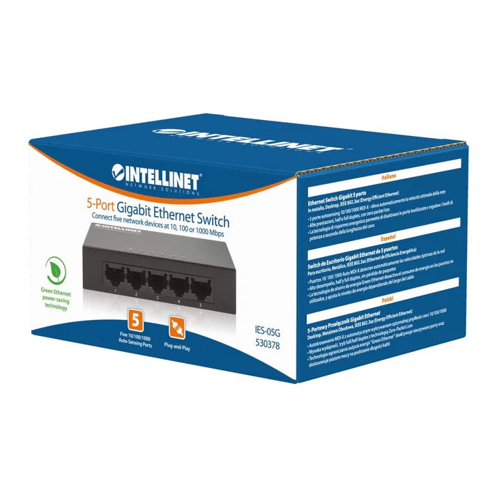 Intellinet 5-Port Gigabit Ethernet Switch