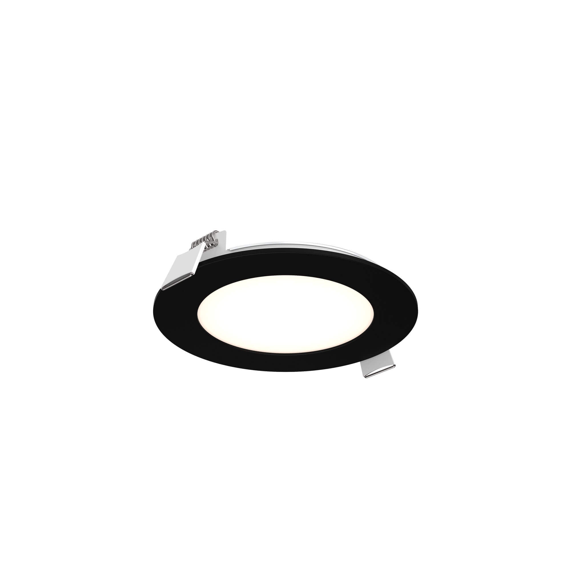 DALS 5004-CC-BK Multi CCT Slim Round Recessed Panel Light