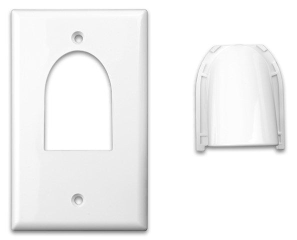 Vanco Custom Two-Piece Bulk Cable Wall Plates