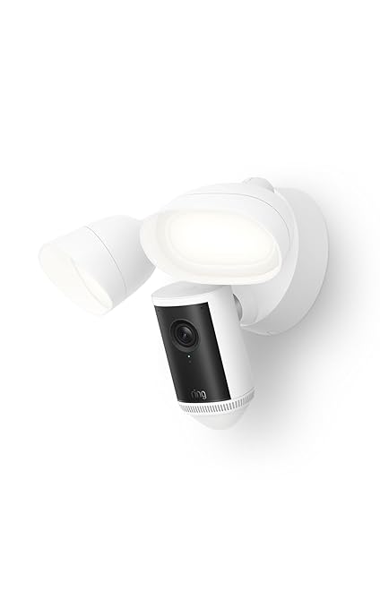 Ring Ring Floodlight Cam Pro, Wired (Newest Model)