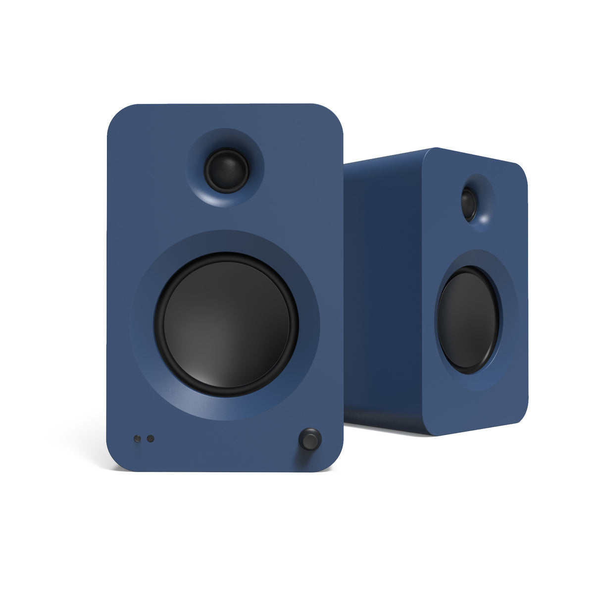 Kanto RENMU 200W Powered Bookshelf Speakers with HDMI ARC, USB-C, and Bluetooth 5.3 - Matte Blue, Pair