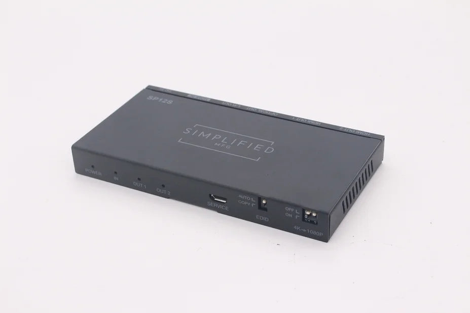 Simplified 1 to 2 HDMI Splitter