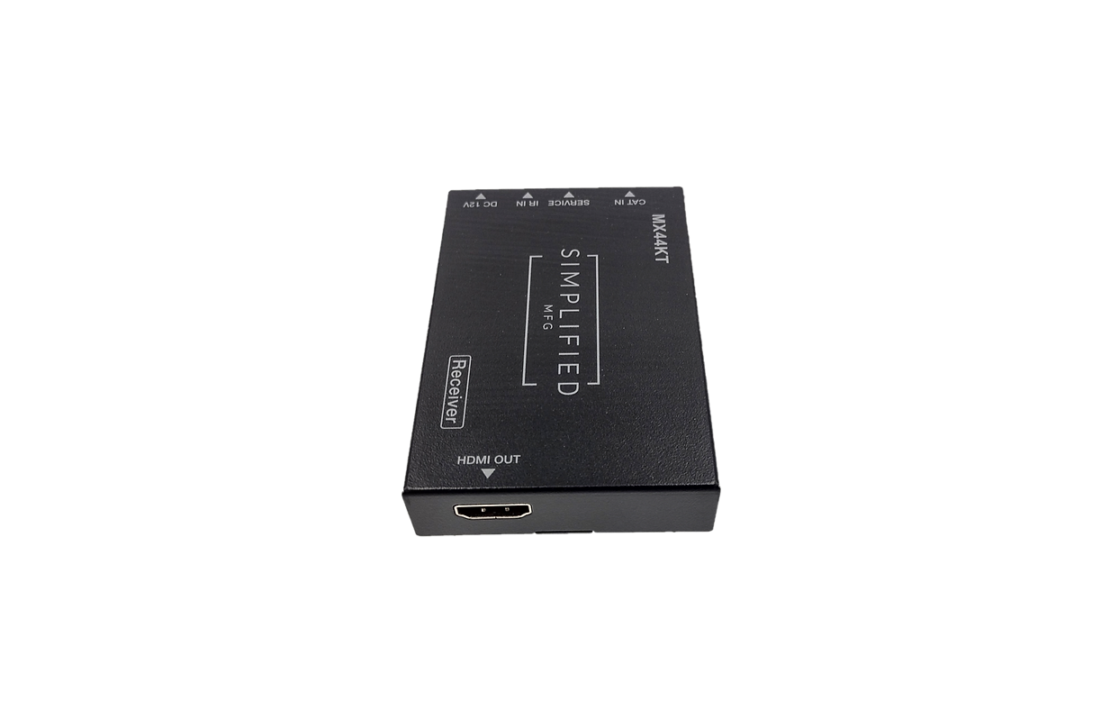 Simplified MX44KT Scaling 50m 4K 4x4 HDMI Matrix Kit over CAT5e/6/7