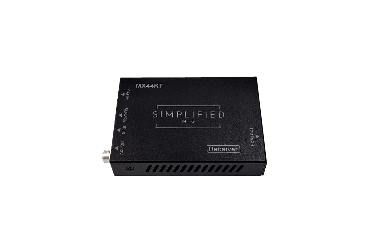 Simplified MX44KT Scaling 50m 4K 4x4 HDMI Matrix Kit over CAT5e/6/7