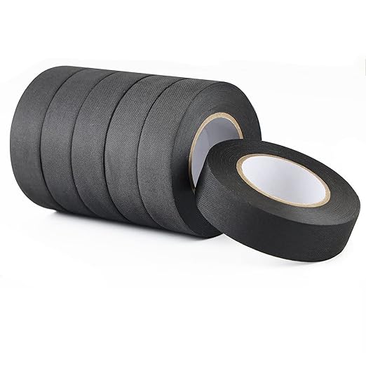 ProEdge Cloth Electrical Tape, Black, 66ft.