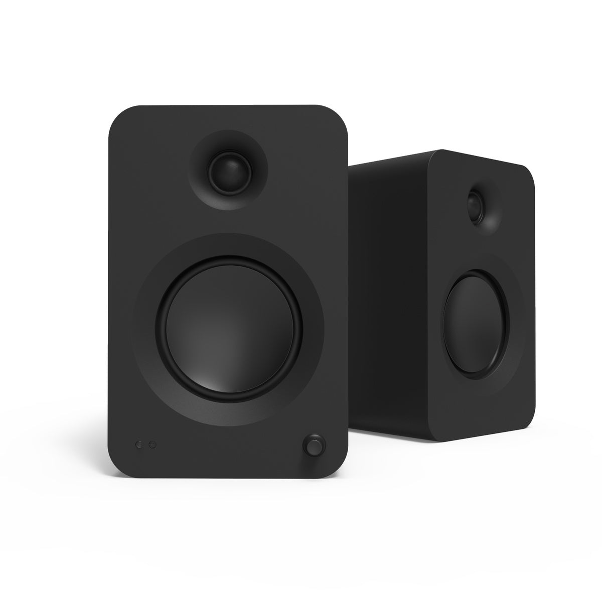 Kanto RENMB 200W Powered Bookshelf Speakers with HDMI ARC, USB-C, and Bluetooth 5.3 - Matte Black, Pair